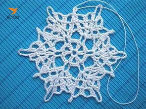 鉤針怎么用 手工鉤針編織美麗潔白雪花制作花樣圖樣教程